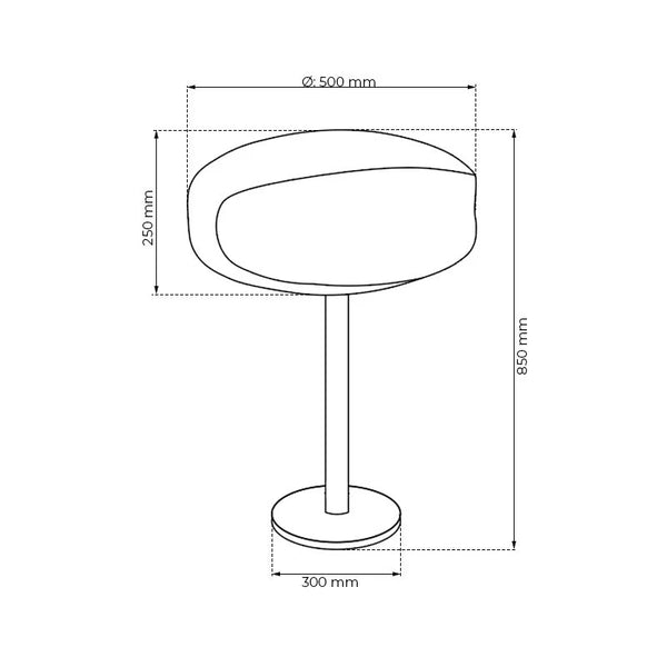 Acero Pedestal UFO-50