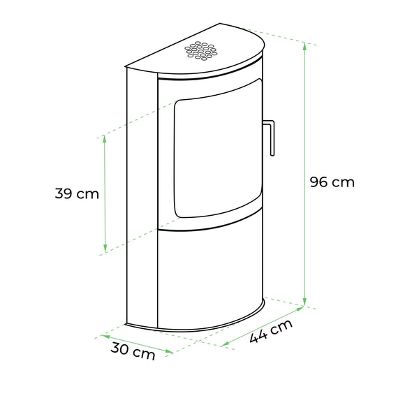 Richmond White - Bioethanol Stove
