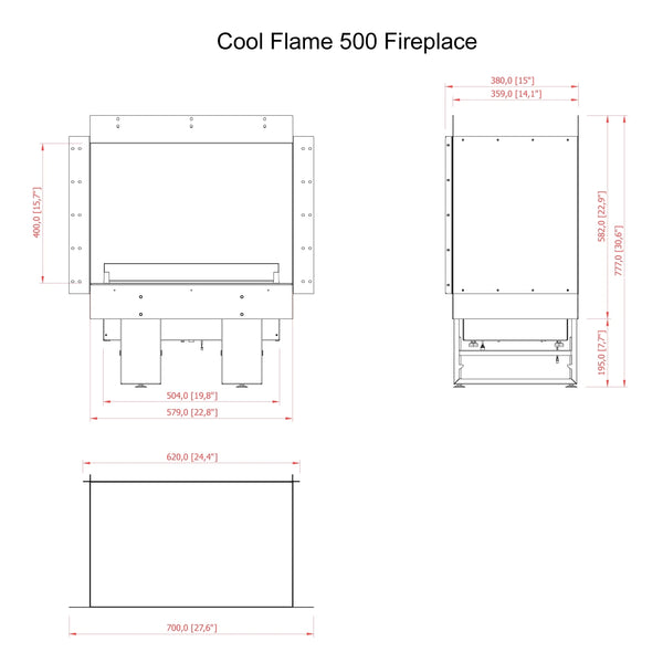Cool Flame 500 Single-sided - 1 Face
