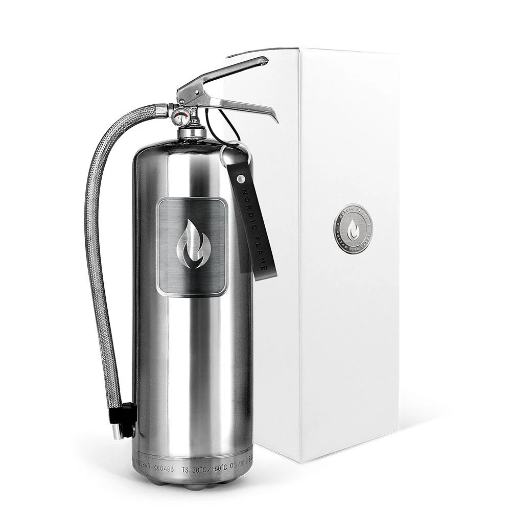 Extincteur Acier 6 kg - Acier poli