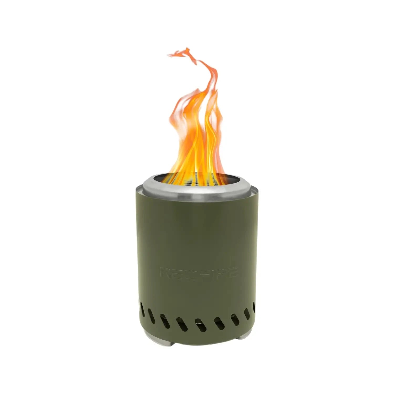 Volcano - Chimenea Pellet de Mesa - Verde Oliva