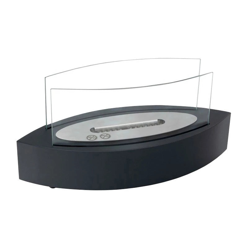 Cheminée de Table Ovale - Noir