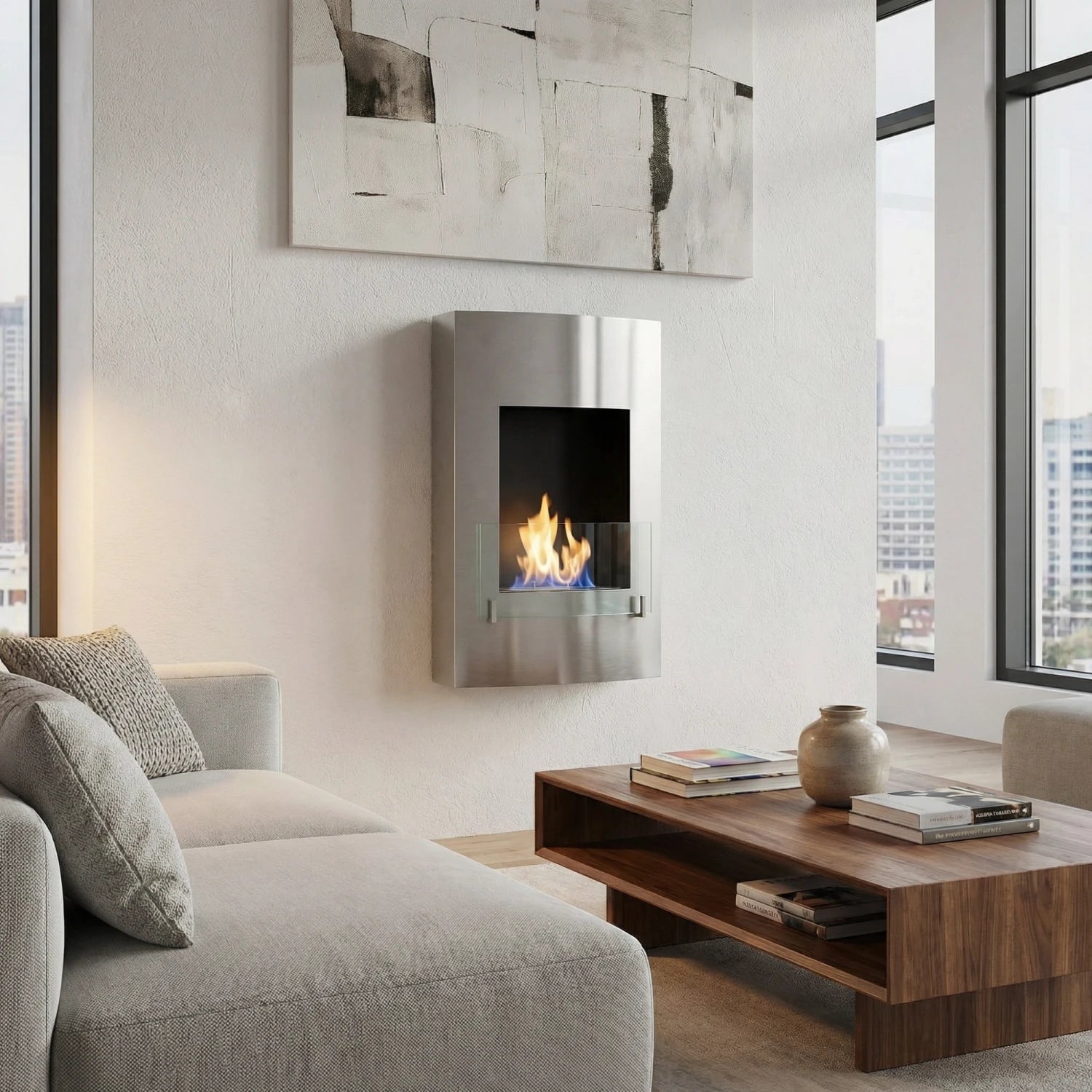 Cheminée Bioéthanol Verticale