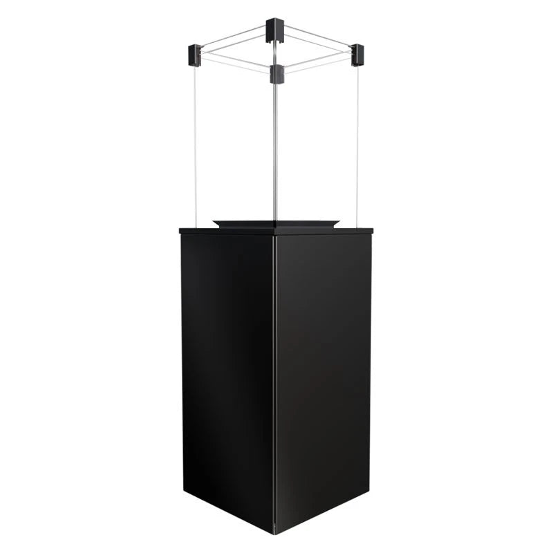 Calefactor de gas deluxe - negro