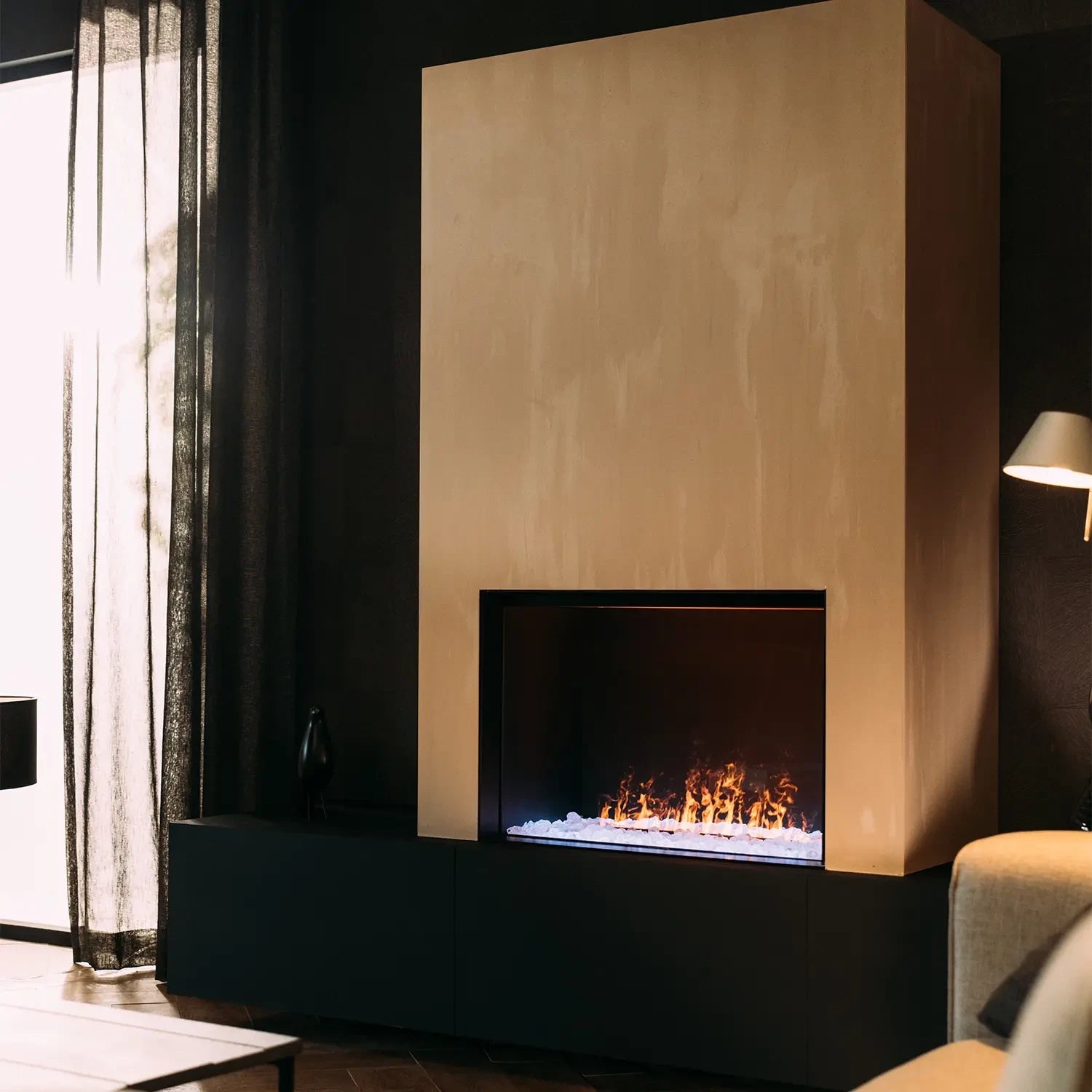 Faber e-MatriX Mood 800-500 I Water Vapour Fireplace