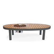 Riviera 140 Smokey Anthracite – Oval Gaspejs Ildbord