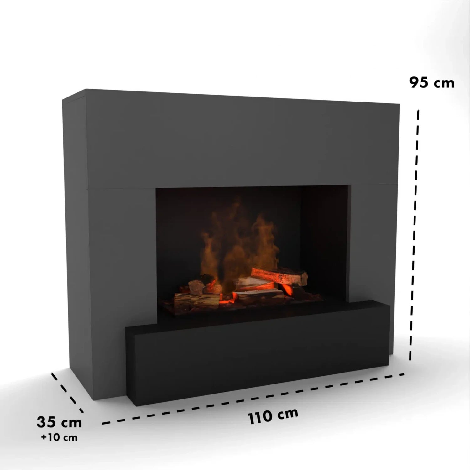 Cheminée à vapeur d’eau Hauptmann – Gris