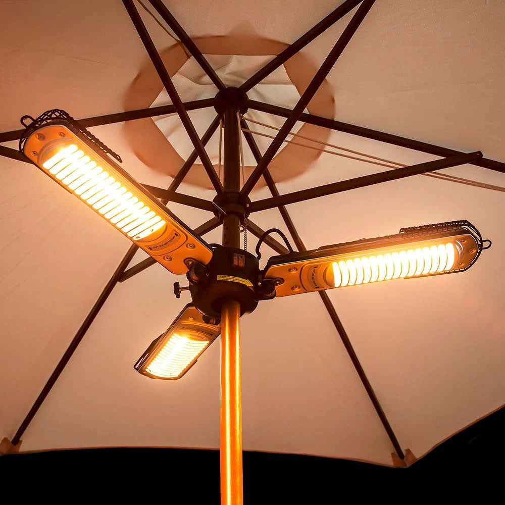 Terrasverwarmer parasolmodel 650/ 1300/ 2000 W