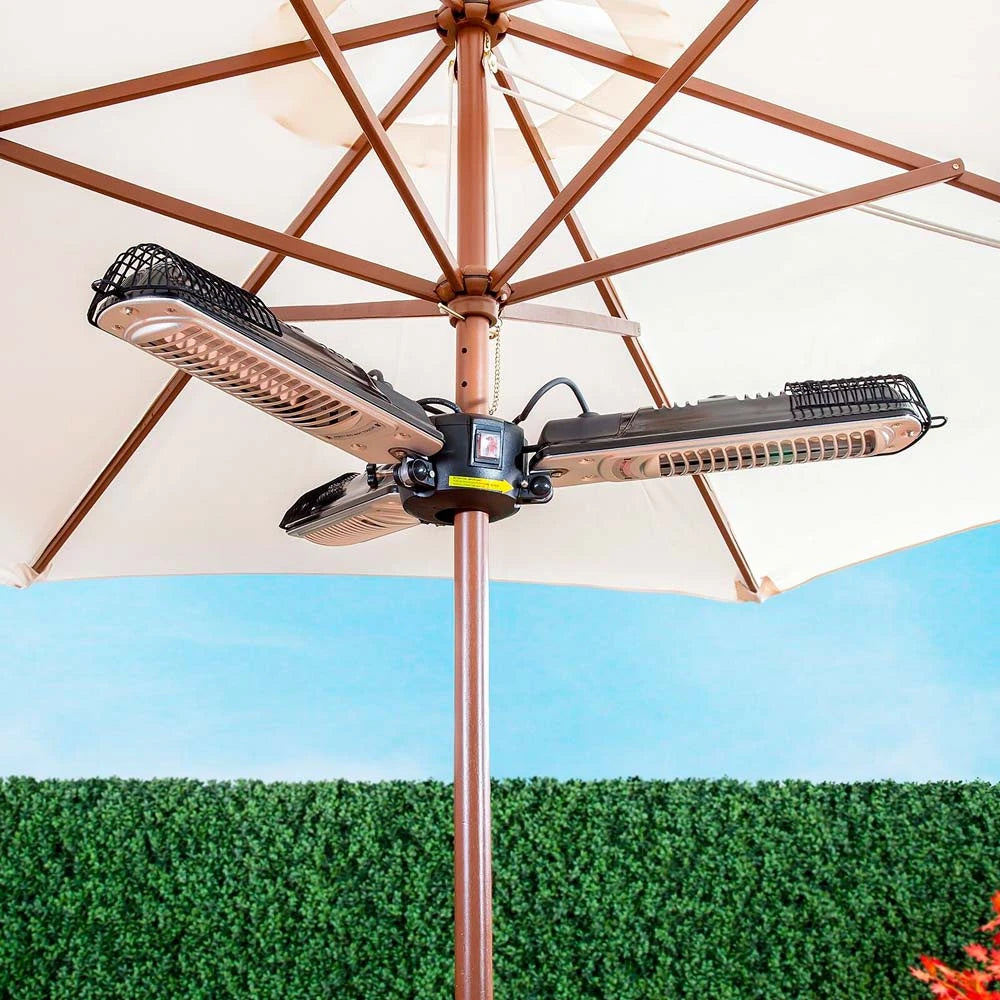 Terrasverwarmer parasolmodel 650/ 1300/ 2000 W