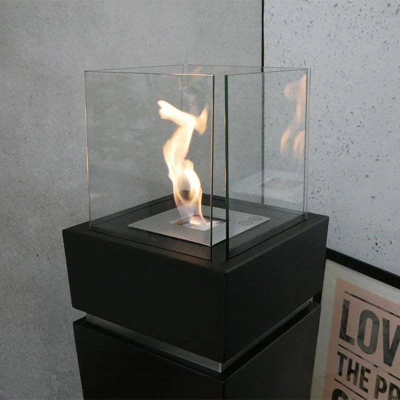 Cheminée bioéthanol élégante