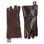 Brown barbeque gloves - 2pcs.