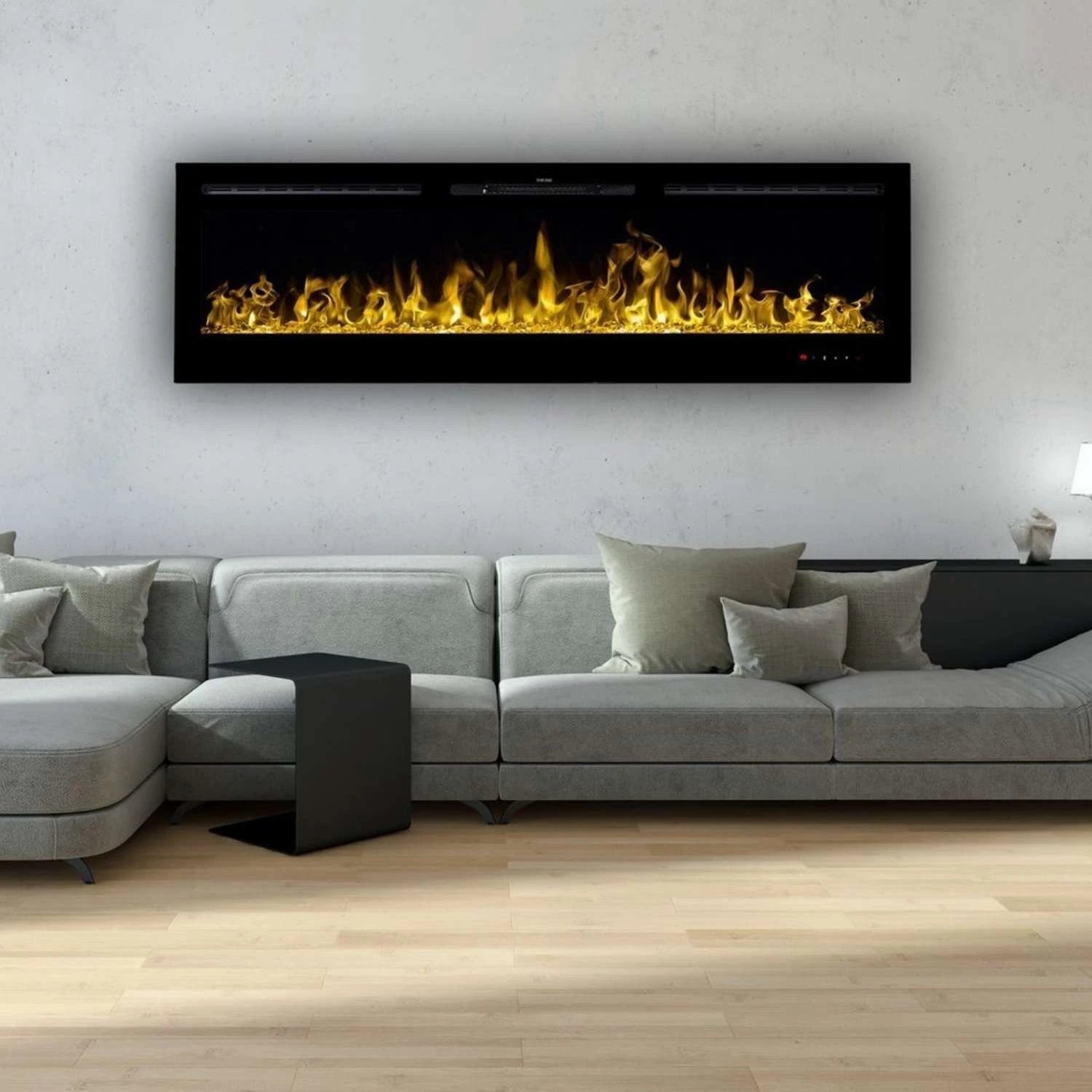 Majestic Wall Mounted Electric Fireplace 