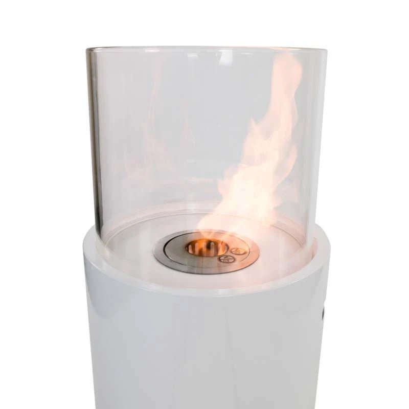 Cheminée Bioéthanol d'Extérieur Blanche