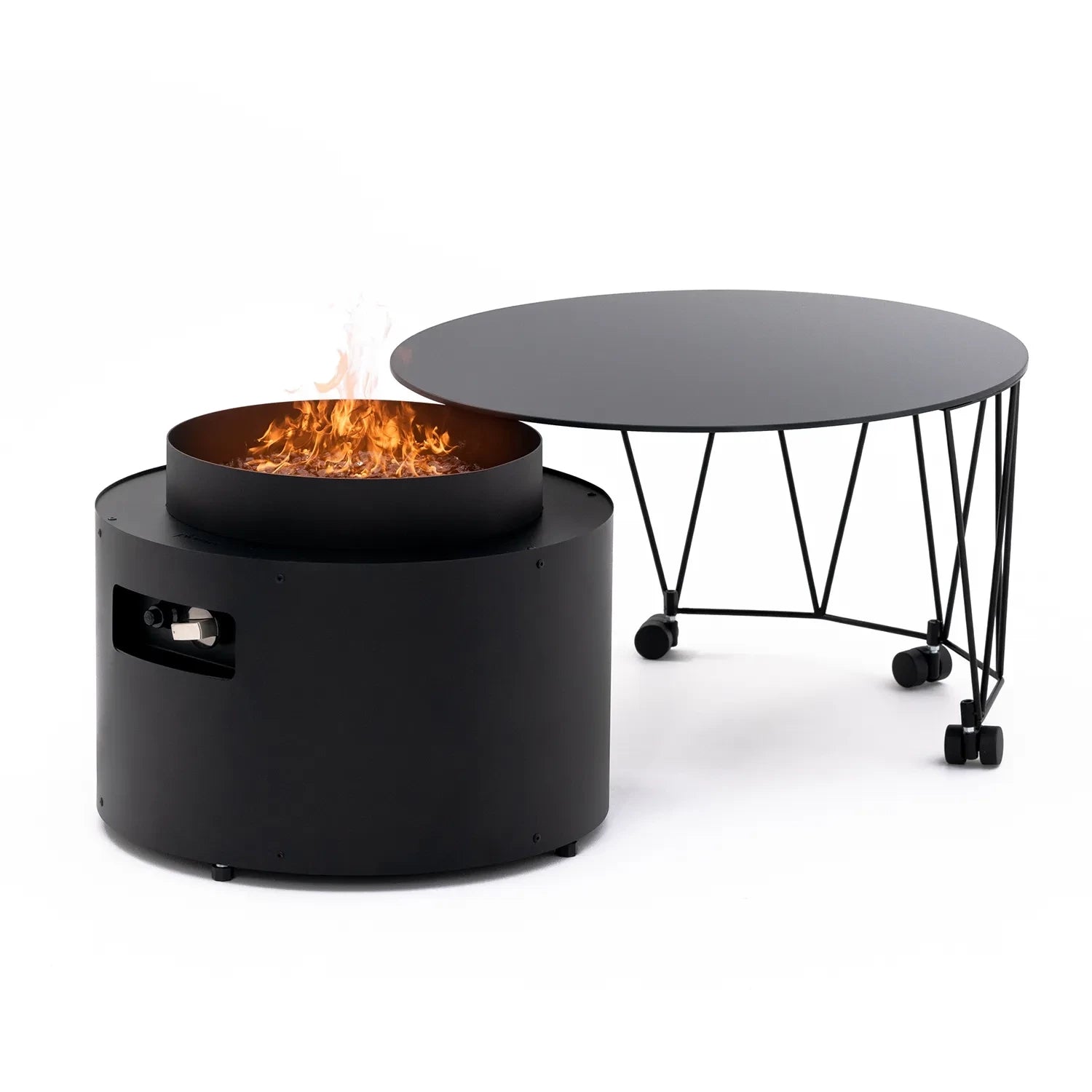 Drum Outdoor Gas Fireplace