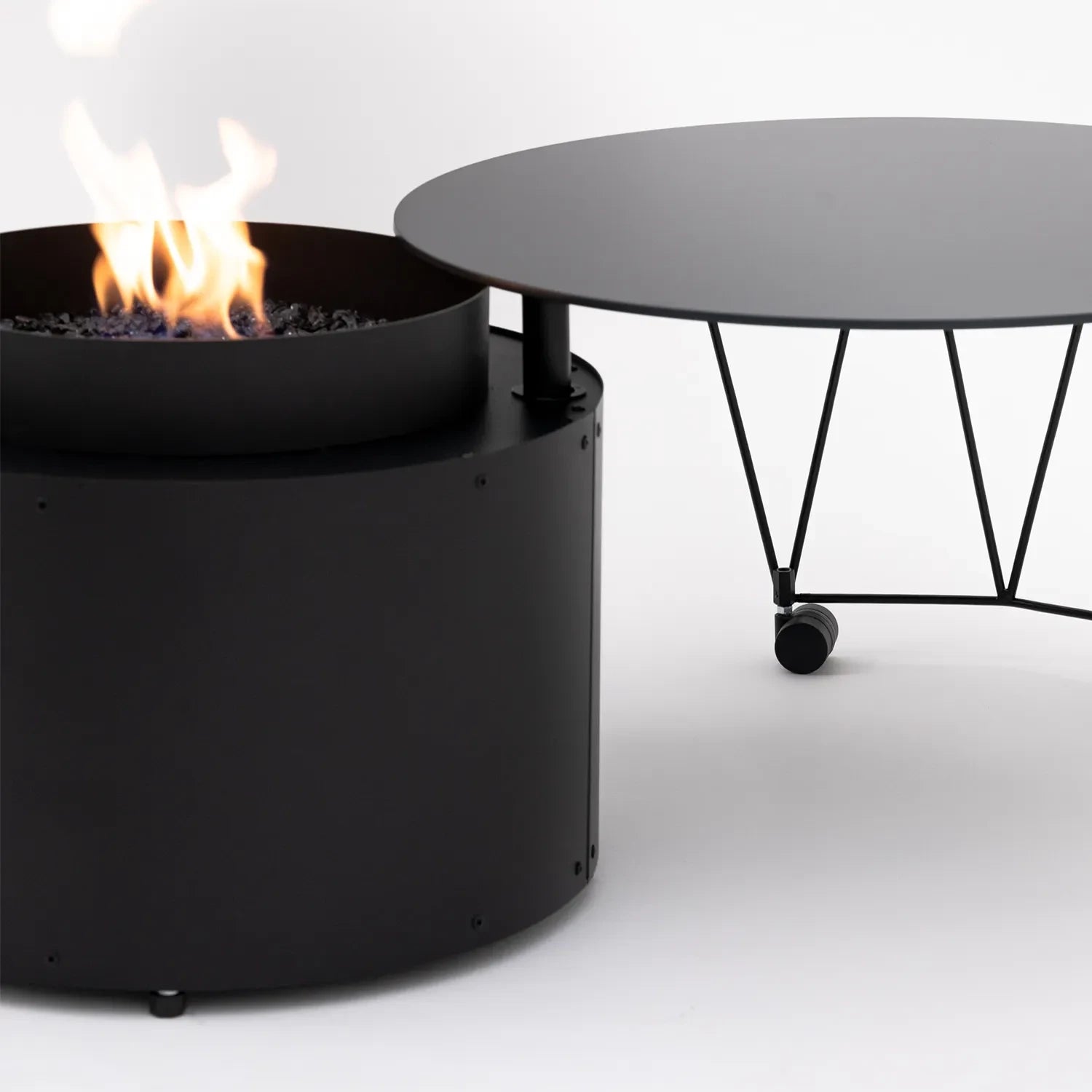Drum Outdoor Gas Fireplace