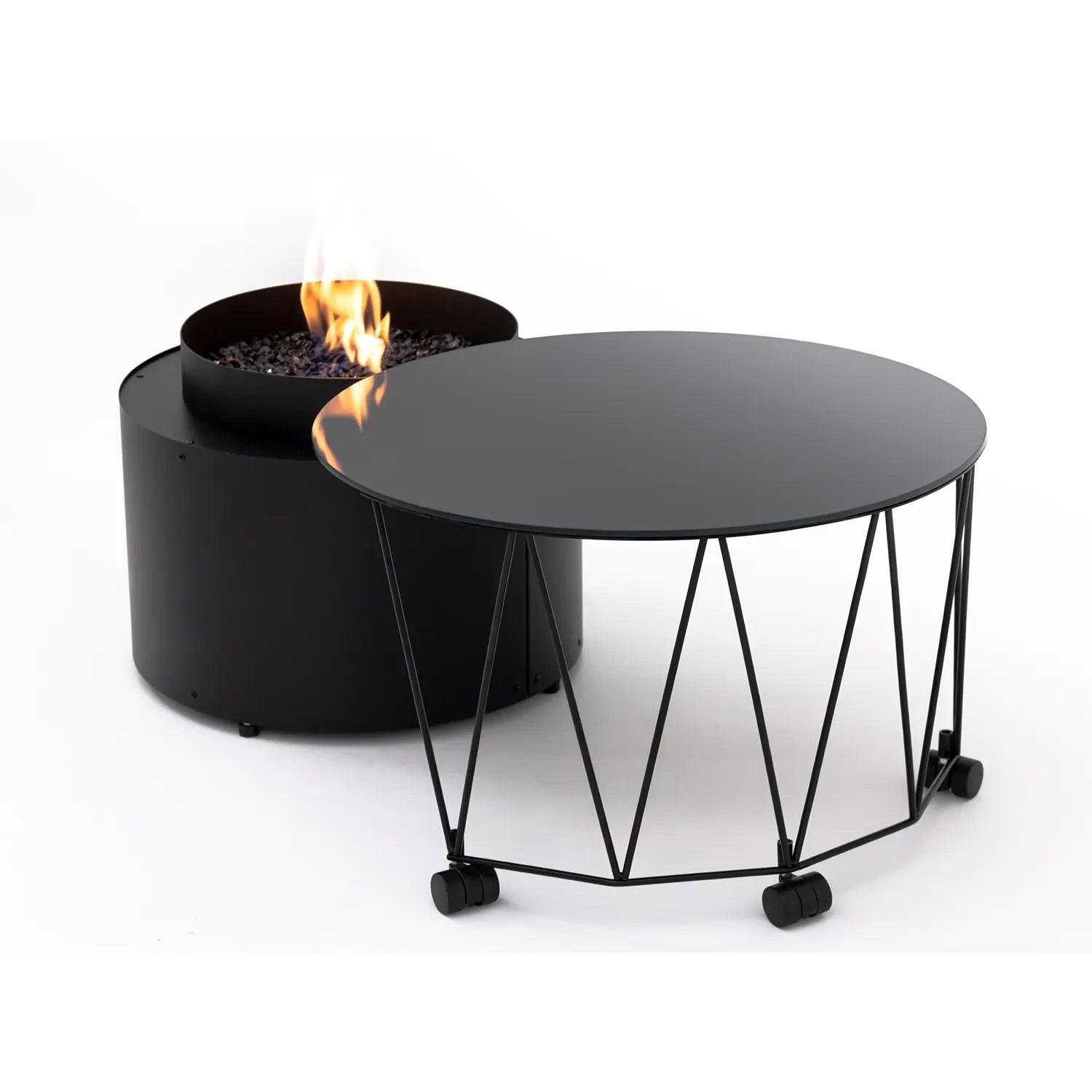 Drum Outdoor Gas Fireplace