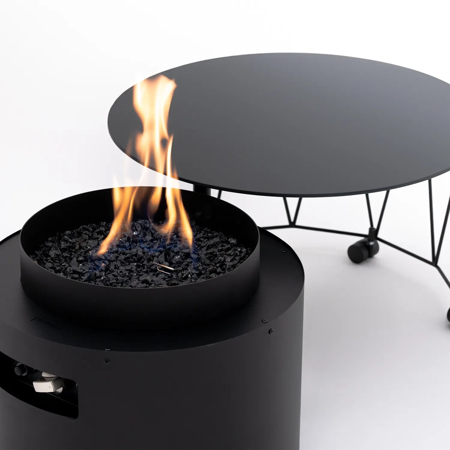 Drum Outdoor Gas Fireplace