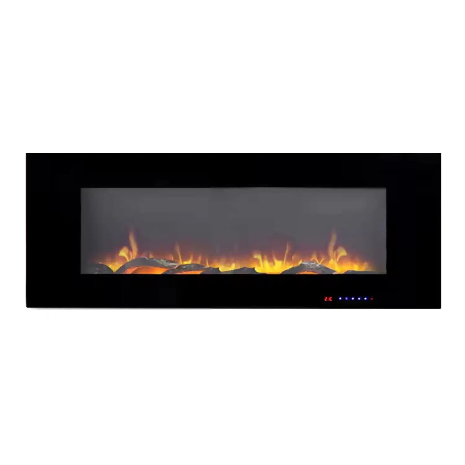 Azurite 127 cm - Cheminée électrique murale