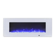 Azurite elektrický krb – bílý – 127 cm