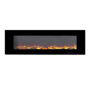 Azurite 152 cm - Cheminée électrique murale