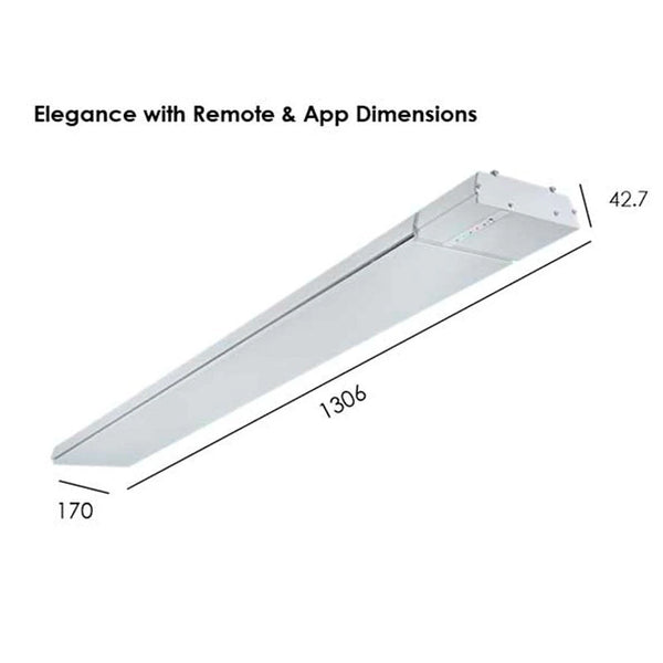 Heatstrip Elegance 3200 com Controlo Remotol + App