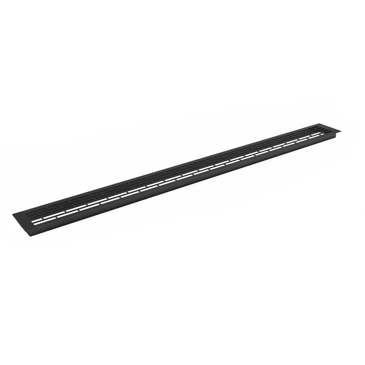 Grille de ventilation noire - 100 x 9 cm - 450 cm²