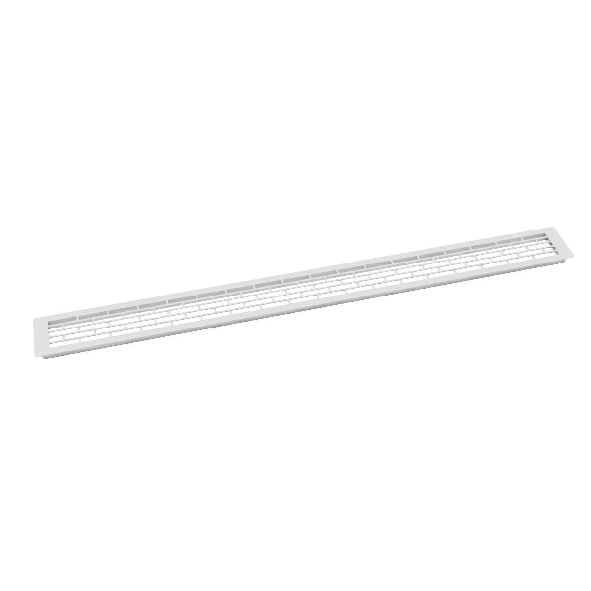 Grille de ventilation blanche - 100 x 9 cm - 450 cm²