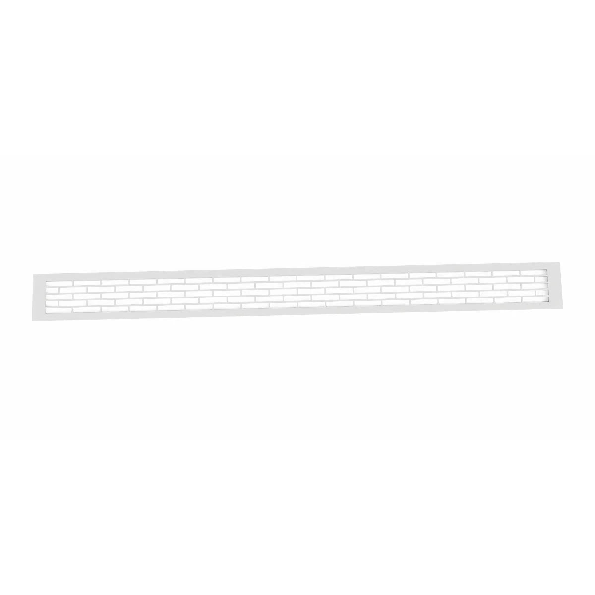Grille de ventilation blanche - 100 x 9 cm - 450 cm²