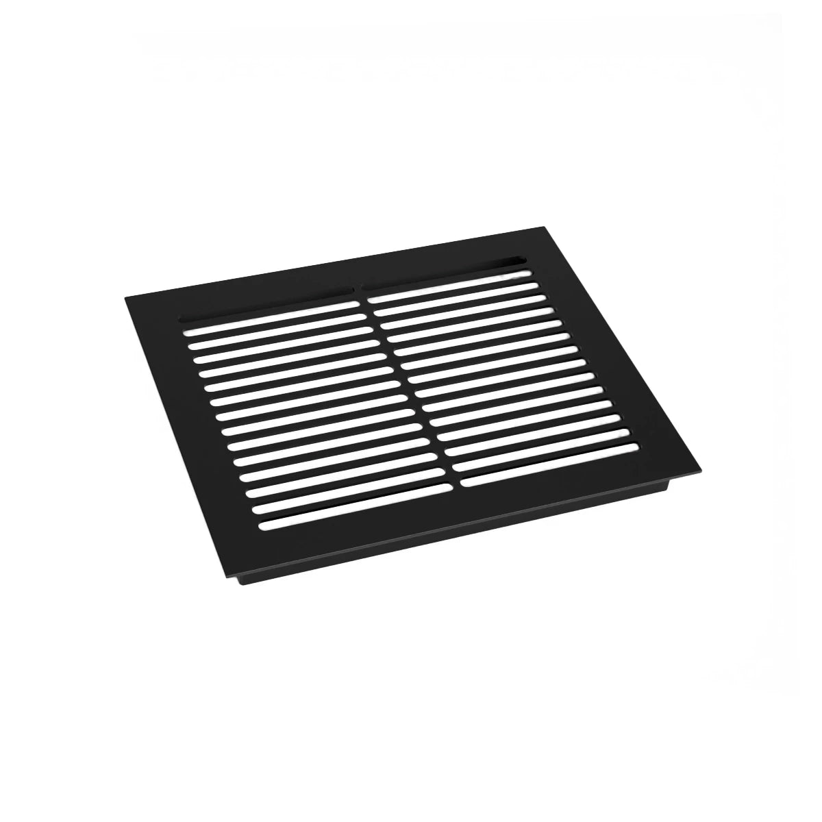 Grille de ventilation noire - 25 x 20,5 cm -  210 cm²