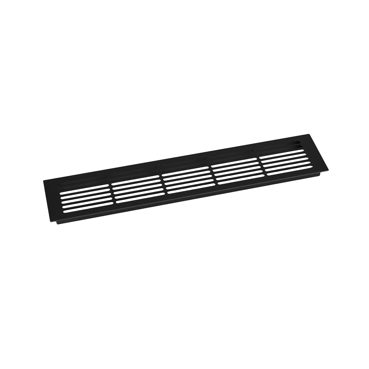 Grille de Ventilation Noire 50x10 cm - 214 cm²