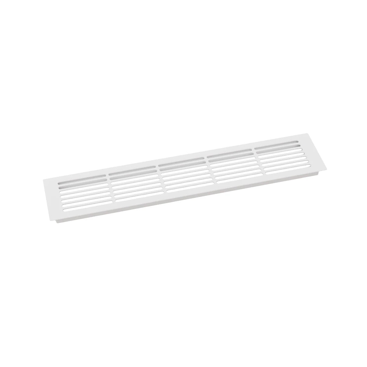 Grille de ventilation blanche - 50 x 10 cm - 214 cm²